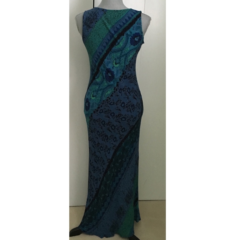 CLLA A Carole Little Company maxi dress multicolored size 6 - Picture 2 of 6